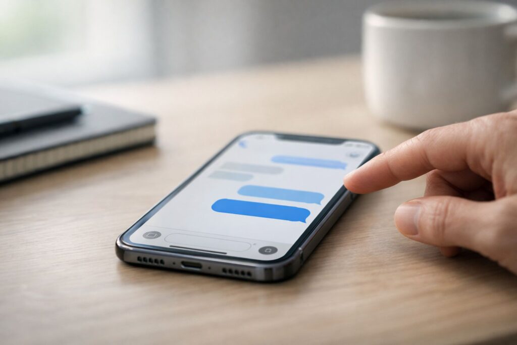 how to delete text messages on iphone for both sides