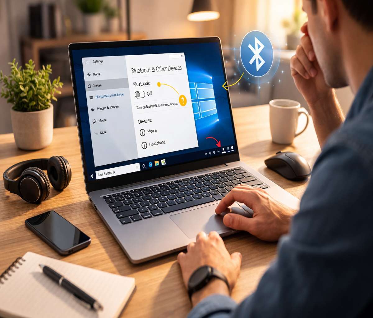 bluetooth toggle missing windows 10