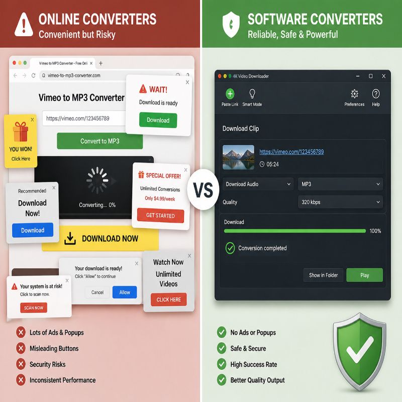 Vimeo to MP3 converter