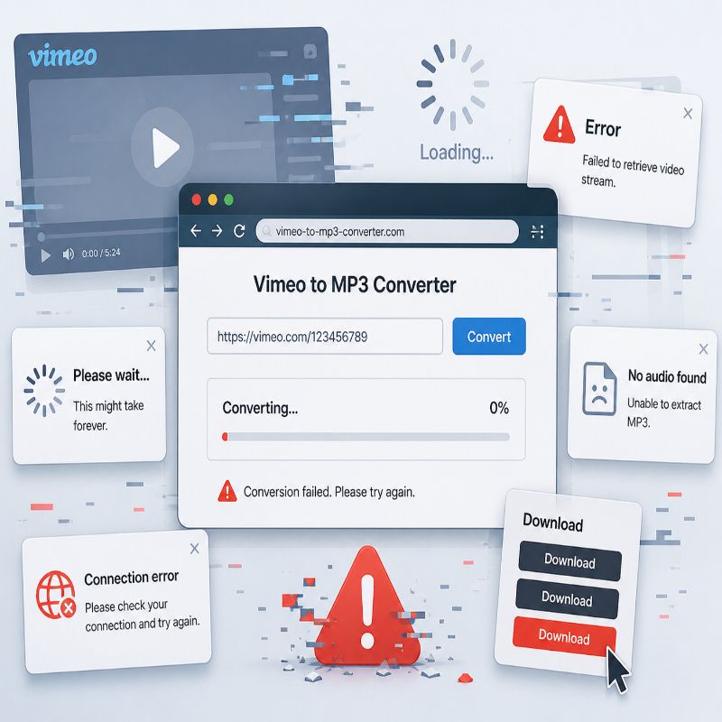 Vimeo to MP3 converter