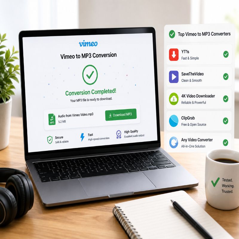 Vimeo to MP3 converter